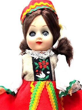 Vintage Czechoslovakia Collectible Doll Hong Kong 7"
